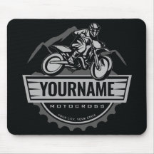 Motocross Rider Rider Ringue Personalizada da Corr