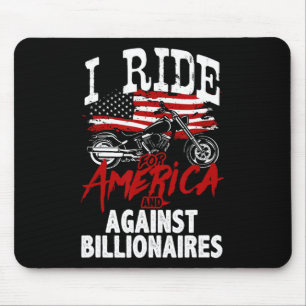 Mousepad Motoqueiro Anti-Trump Pró-democracia Resiste Contr