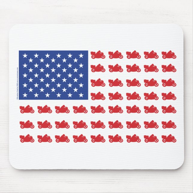 Mousepad Motor-Cycle-Flag-Cruiser (Frente)