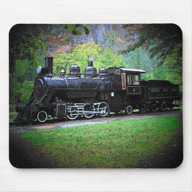 Mousepad Motor De Comboio Aposentado De Seattle (Frente)