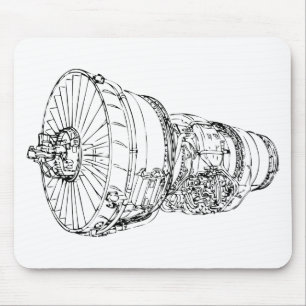 Mousepad Motor de jato