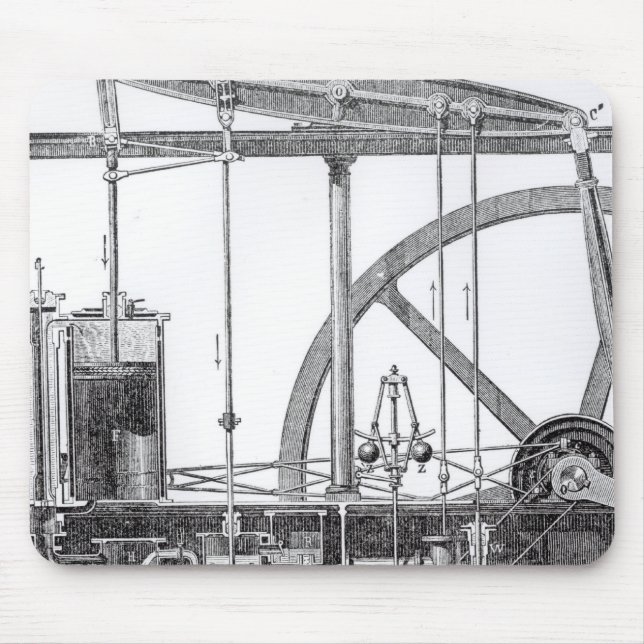 Mousepad Motor de vapor (Frente)