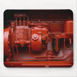 Mousepad Motor do trator vermelho