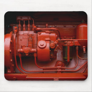 Mousepad Motor vermelho do trator