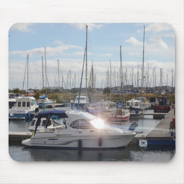 Mousepad Motorboat pequeno que trava The Sun (Frente)