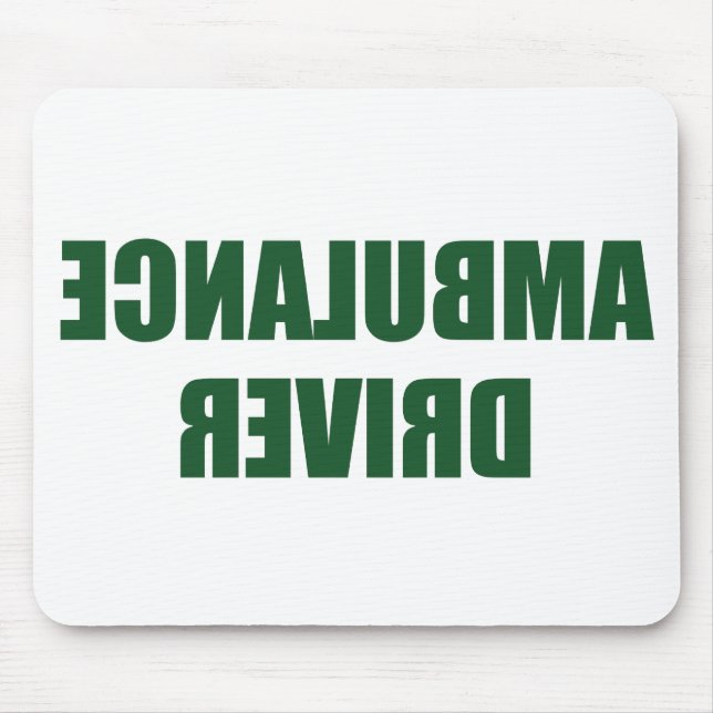 Mousepad Motorista de Ambulância (Frente)