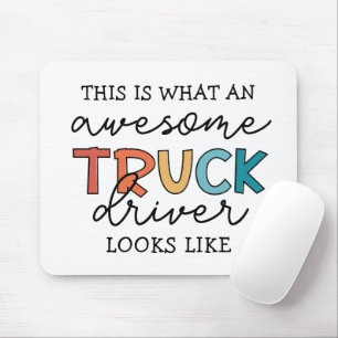 Mousepad Motorista de caminhão engraçado Incrível Motoris