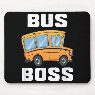 Mousepad Motorista de Ônibus da Escola de Barramento Funny