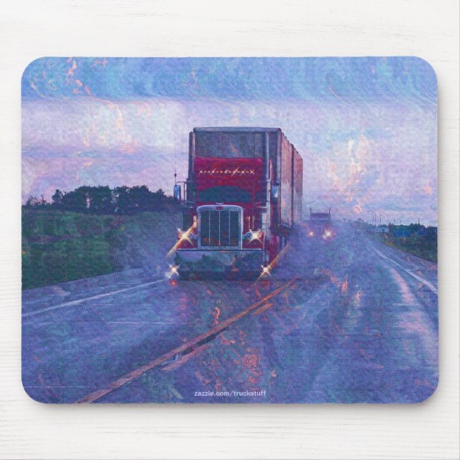 Mousepad Motoristas De Caminhões De Carga Para Transportes  (Frente)