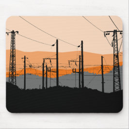 Mousepad Motospad das linhas solares industriais