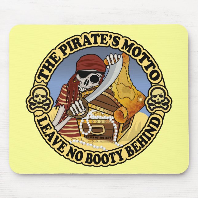 Mousepad Motto Pirate (Frente)