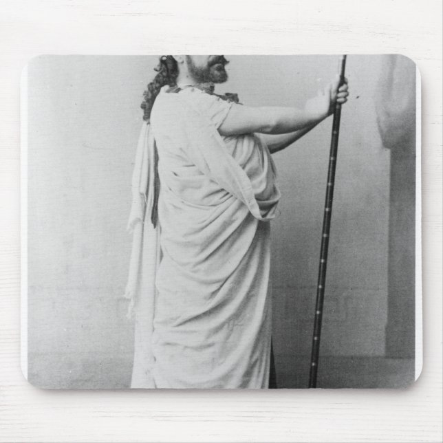 Mousepad Mounet-Sully como Oedipus 'em Oedipus Rex (Frente)