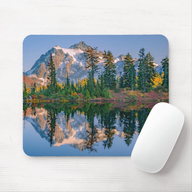 Mousepad Mount Shuksan mirrored in Reflection Lake (Com mouse)