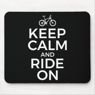 Mousepad Mountain Biking, Mountain Biker, Keep Calm And Rid