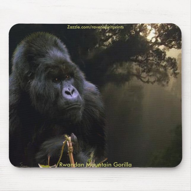 Mousepad MOUNTAIN GORILLA Art (Frente)