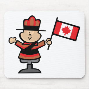 Mousepad Mountie dos desenhos animados
