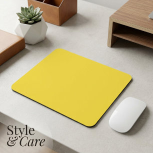 Mousepad Mouse amarelo-mostarda com toque elegante