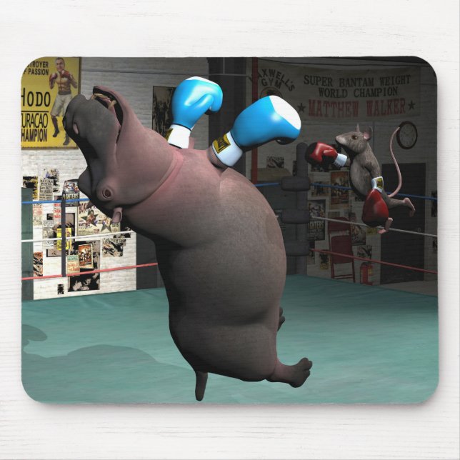 Mousepad Mouse Beats Hippo KO (Frente)
