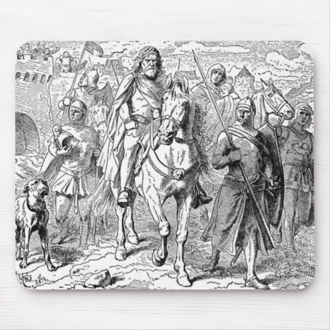 Mousepad Mouse Cavaleiro Medieval (Frente)