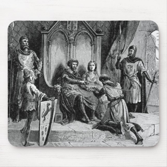 Mousepad Mouse Cavaleiro Medieval (Frente)