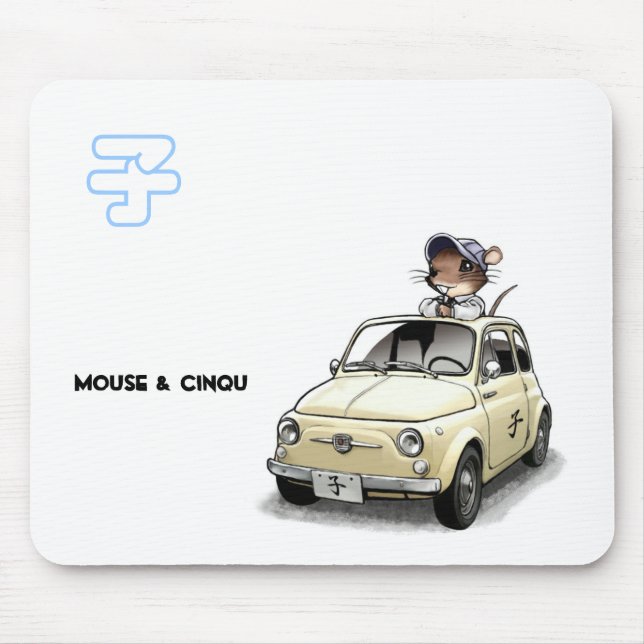 Mousepad Mouse&Cinqu -Mousepad- (Frente)