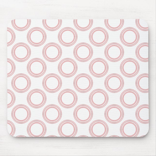Mousepad Mouse Claro Perfeitamente Luxuoso, Vermelho (Frente)