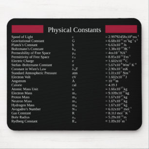 Mousepad Mouse com constantes físicas comuns