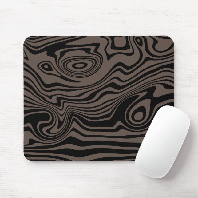 Mousepad Mouse com cores personalizadas com ondas de Abstra (Com mouse)