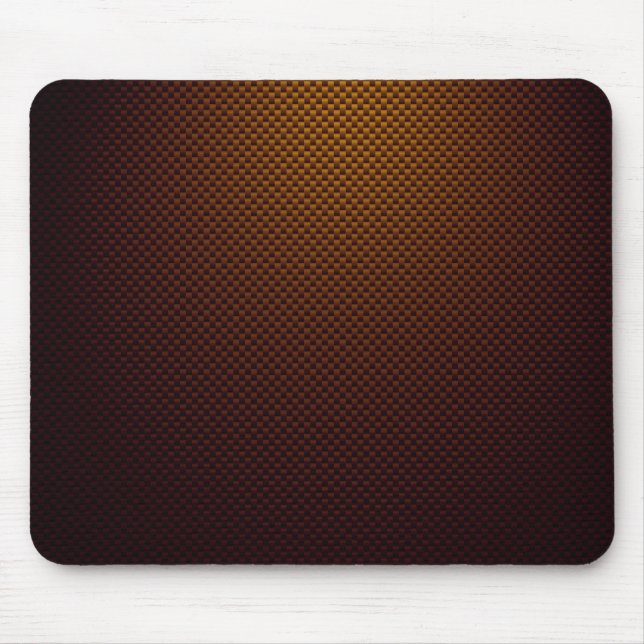 Mousepad Mouse com padrão de fibra de carbono preta de mel (Frente)