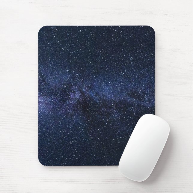 Mousepad Mouse da Via Látea impressionante para noites estr (Com mouse)