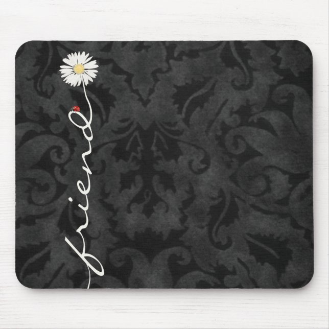 Mousepad Mouse Daisy e Ladybug Damask (Frente)