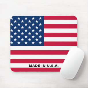 Mousepad Mouse De Bandeira Americano Feito Nos EUA - Patrió