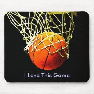 Mousepad Mouse De Basquete - Adoro Este Jogo