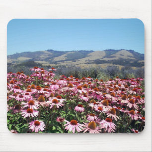 Mousepad Mouse de Campo do Flor Rosa