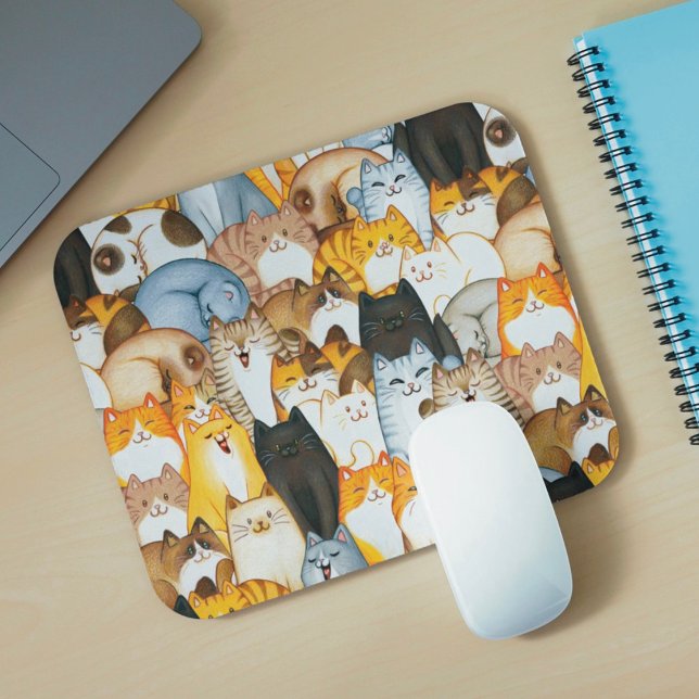 Mousepad Mouse de Gato Apaixonado (Criador carregado)