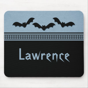 Mousepad Mouse de Halloween, Azul Claro