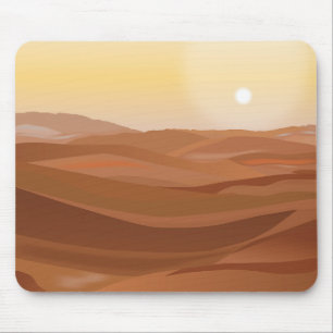 Mousepad Mouse de paisagem desértica/tapete de mesa