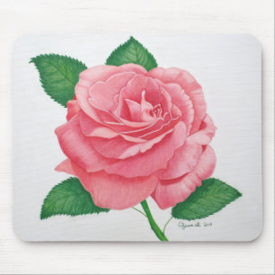 Mousepad Mouse de Paixão Rosa
