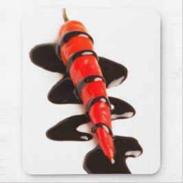 Mousepad Mouse de Pimenta Jalapeno Coberta com Chocolate