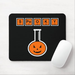 Mousepad Mouse de Pumpkin Spookin de Química do Halloween