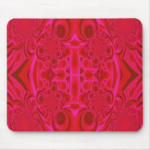 Mousepad Mouse de textura vibrante vermelha
