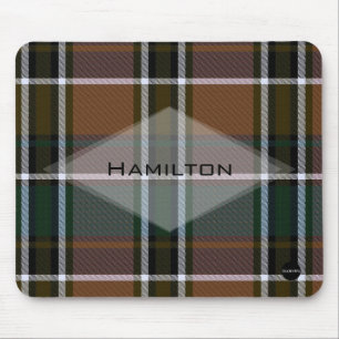 Mousepad Mouse de xadrez com seu nome HAMbyWG