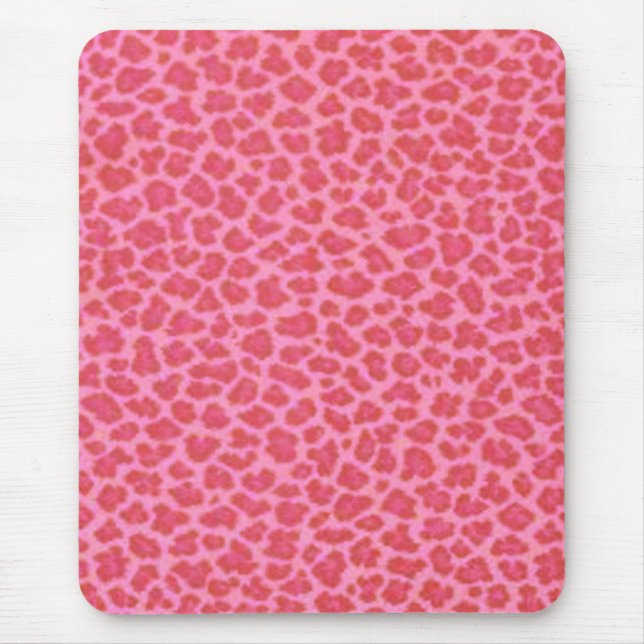Mousepad Mouse de Zebra Rosa (Frente)