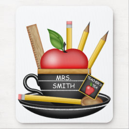 Mousepad Mouse do Teacup Personalizado de Apple do Professo