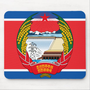 Mousepad mouse emblem norte da coreia
