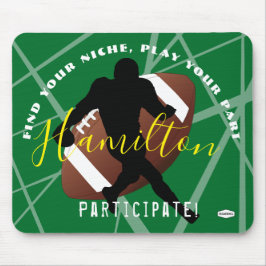 Mousepad Mouse FOOTBALL Pad Roxo HAMbyWG