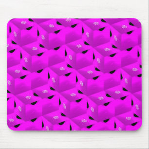 Mousepad Mouse Fractal Rosa De Gelo
