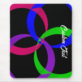 Mousepad Mouse Geométrico de Troca de Várias Cores