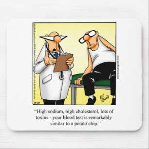 Mousepad Mouse Hilário com Humor Médico