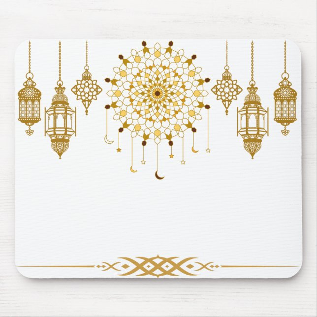 Mousepad Mouse Lanterna Islâmica (Frente)